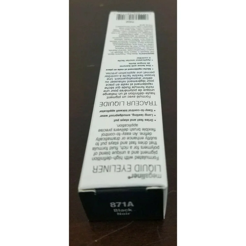 Wet n Wild MegaLiner Liquid Eyeliner, Black 871a, 0.12 fl oz